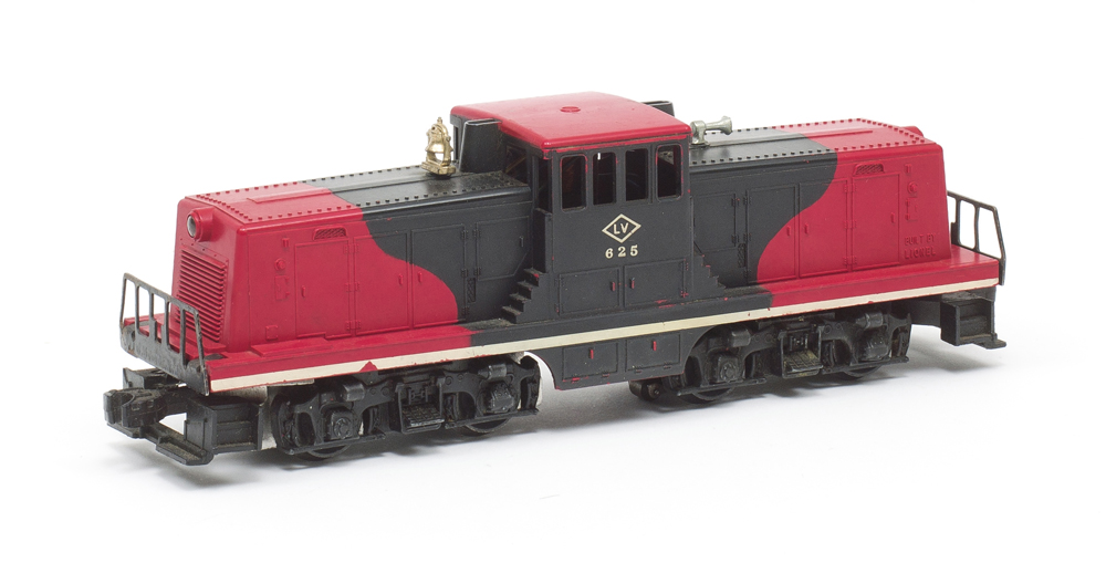 Black and red toy train