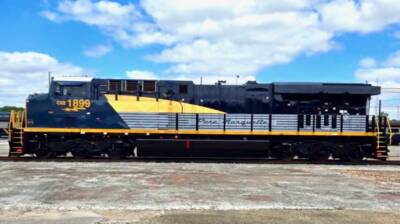 Latest CSX heritage locomotive wears Pere Marquette passenger livery
