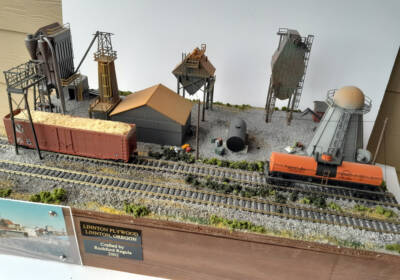 One way to dispose of a model railroad: make dioramas