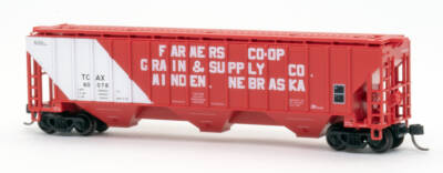 Atlas N scale Thrall covered hopper