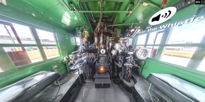 If you can’t get trackside, check out the virtual tour of Canadian Pacific 4-6-4 No. 2816