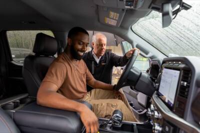 CSX CEO surprises three employees with new Ford trucks
