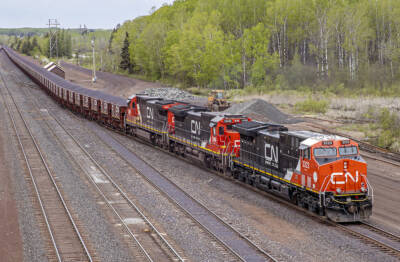 Canadian National tests DC-to-AC rebuild in ore service