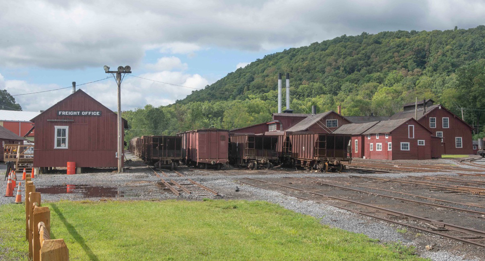 View of yard area at East Broad Top