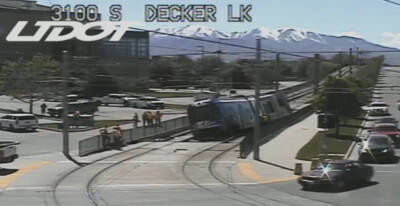 No injuries reported as Utah light rail train derails