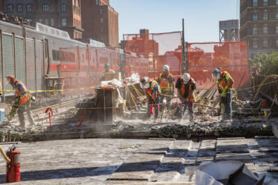MTA replaces first segment of Metro-North Railroad Park Avenue Viaduct