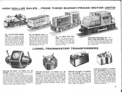 Lionel postwar military switch engines