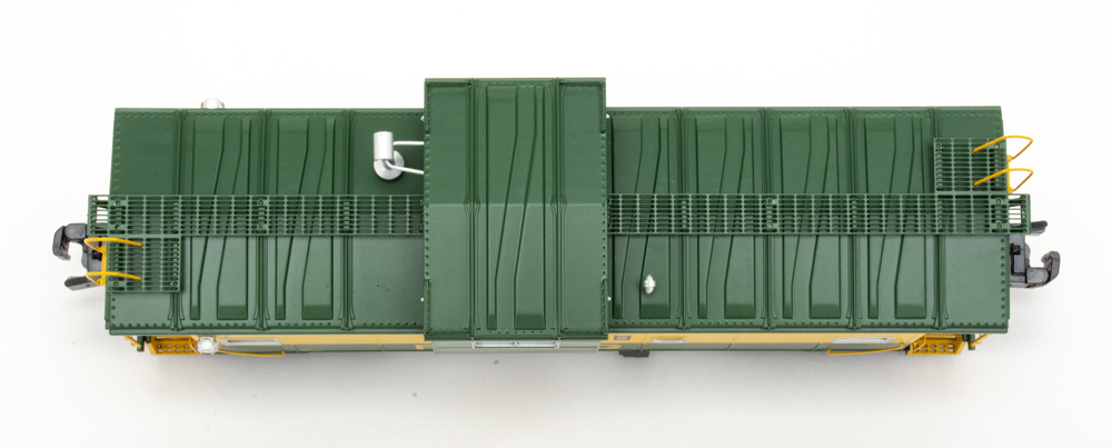 Color photo of S scale caboose roof