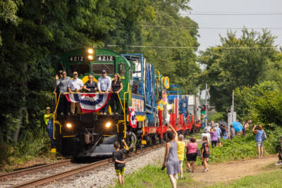James E. Strates Shows carnival train makes a celebratory last run