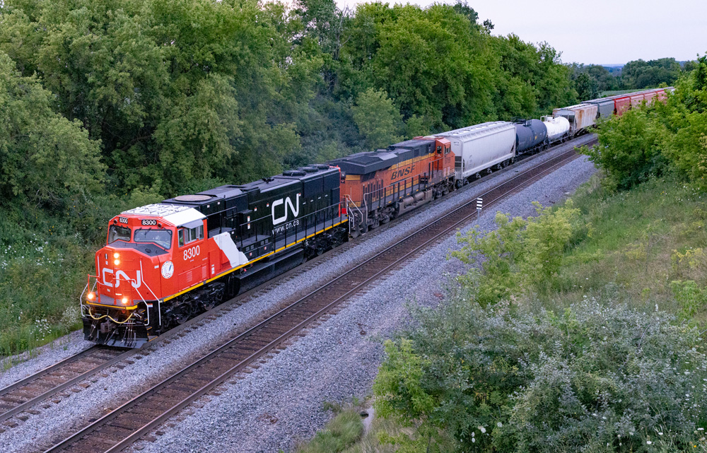 train on track