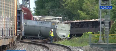 Runaway car on short line strikes Norfolk Southern train, causing derailment in Michigan