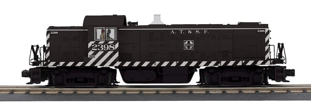 black model train