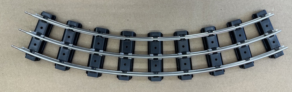 piece of model train track