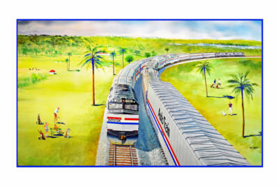 From the Cab: Amtrak calendar paintings
