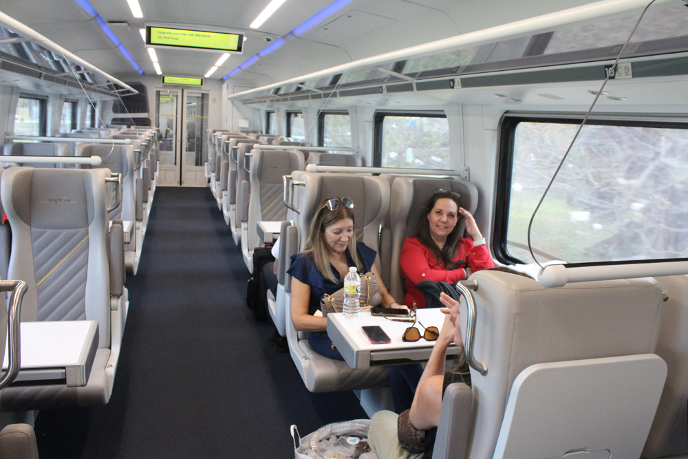 passengers in train