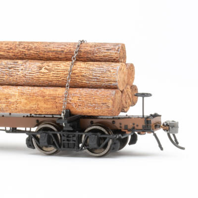 KR Models HO skeleton log car
