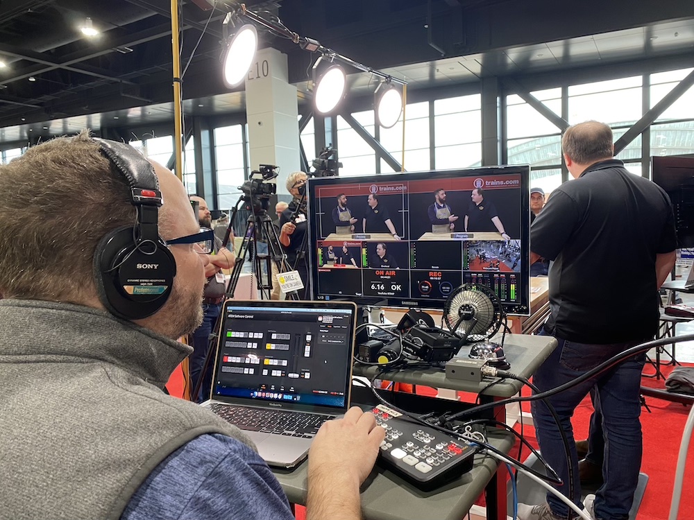 Behind the scenes of live video production