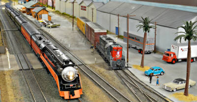 Model railroads with multiple eras