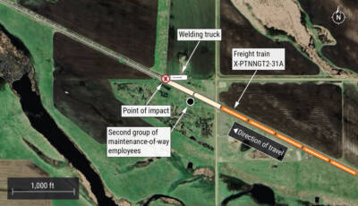 NTSB issues preliminary report on fatal accident involving BNSF maintenance-of-way worker