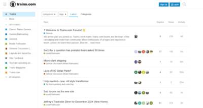 Trains.com Forums have a new home