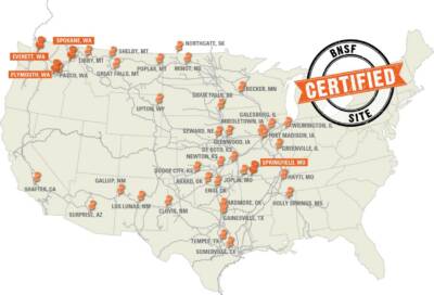 Sites in Missouri, Washington State added to BNSF industrial development program