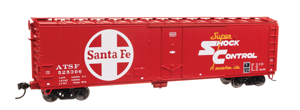 A red model freight car