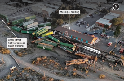 Trucking firm countersues Union Pacific, blames crew and crossing design for fatal Texas crash