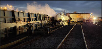 Broken rail led to Montreal-area derailment, hazardous-materials release: TSB