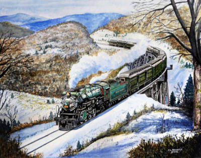 Exhibition of paintings, photos by longtime Trains contributor Ron Flanary is set