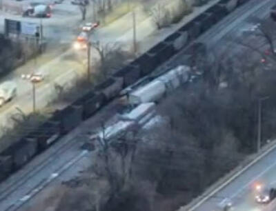 Two hurt as CSX trains collide in Baltimore yard