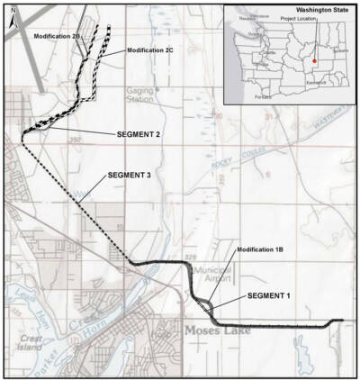 Columbia Basin Railroad donates line to Moses Lake project