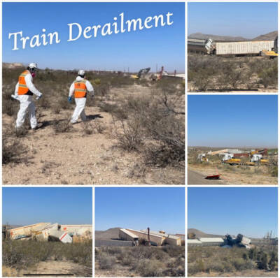 UP train derails in West Texas