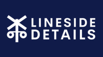 The logo for Lineside Details against a navy blue background