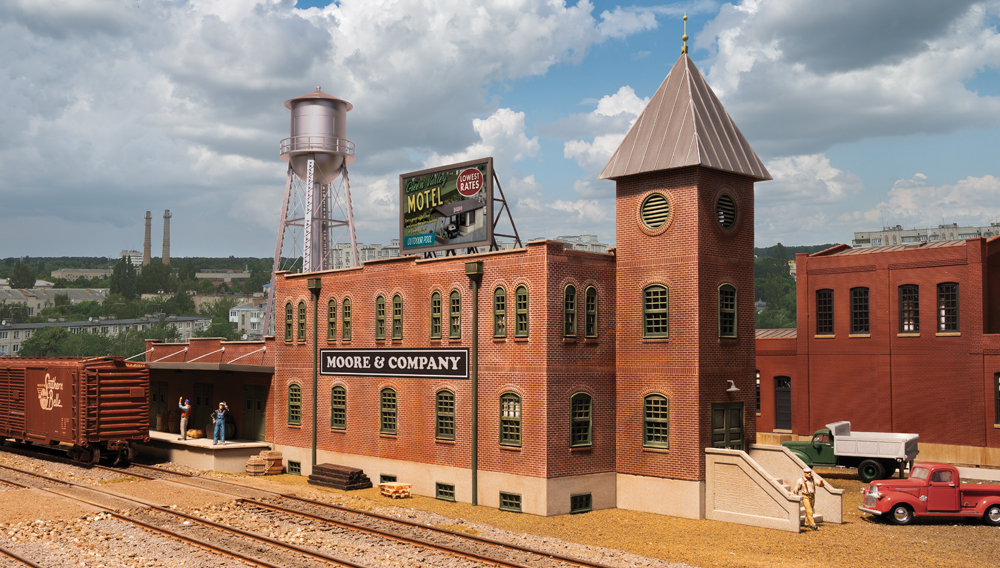 A model brick warehouse structure