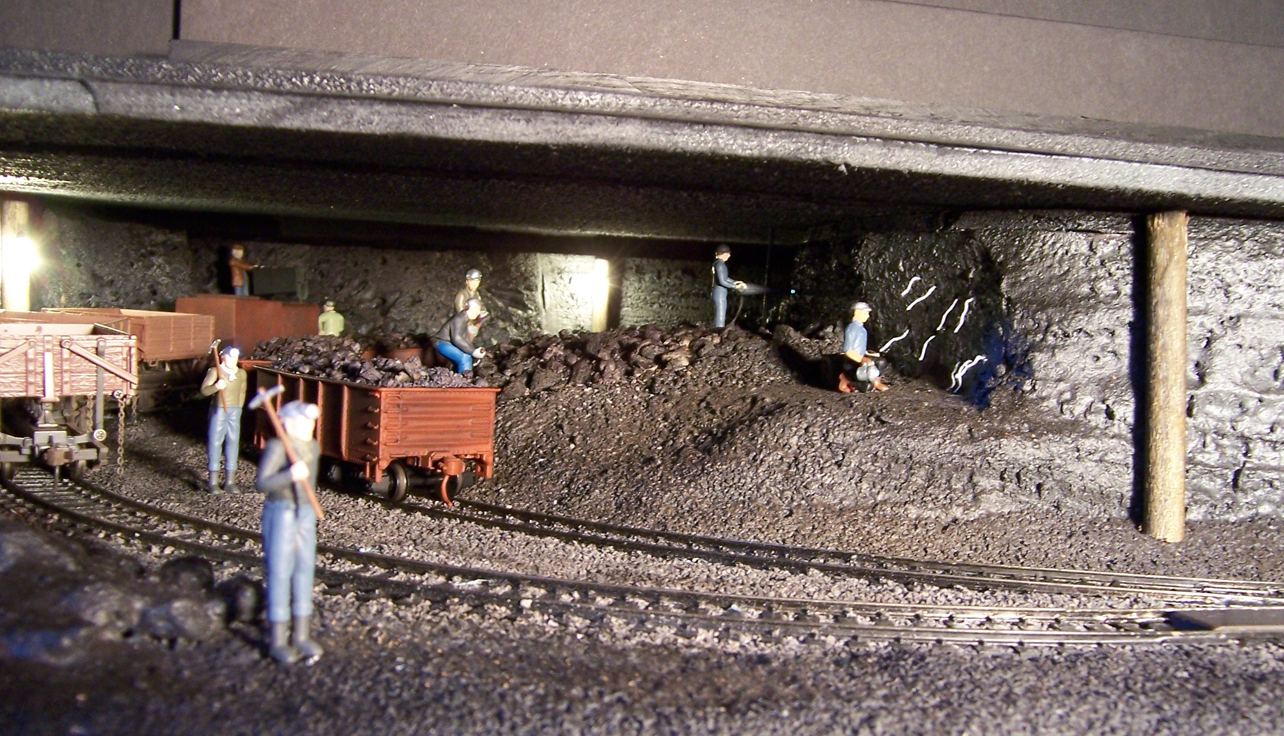dark model mining scene