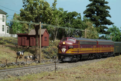 Model Railroader Photo of the Day: Milk train through farm country