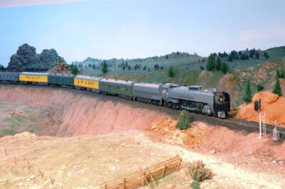 Model Railroader Photo of the Day: Union Pacific mail train at Sherman Hill