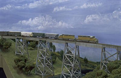 Model Railroader Photo of the Day: The Kyte River Bridge in N scale