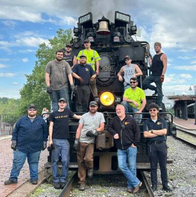 News photo: Western Maryland Scenic No. 1309 returns to service