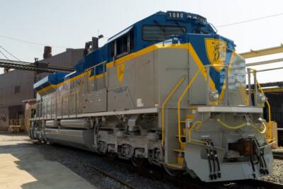 Norfolk Southern shows off new Delaware & Hudson heritage locomotive