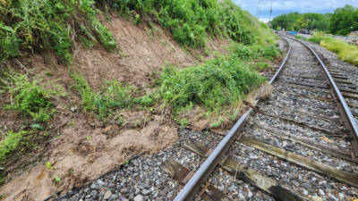 New York rail museum closed by flooding