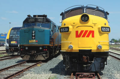 VIA Historical Association trainset makes debut