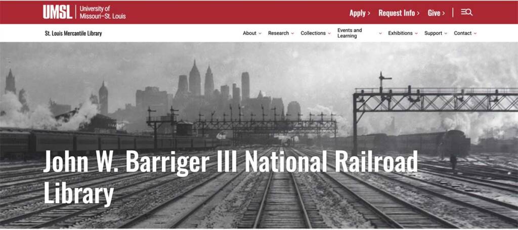 Screenshot of internet website
