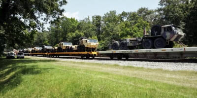 CSX and BNSF team up on Florida National Guard’s biggest rail deployment since World War II