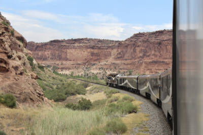 News photos: On board first Rocky Mountaineer trip from Salt Lake City