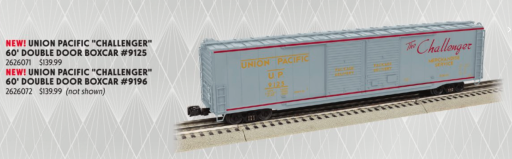 catalog page with model boxcar
