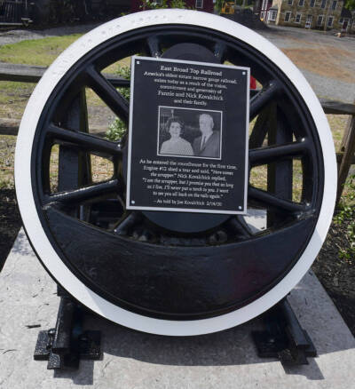 News photos: East Broad Top honors Kovalchick family