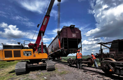 R.J. Corman completes work on massive weather-caused derailment in North Dakota