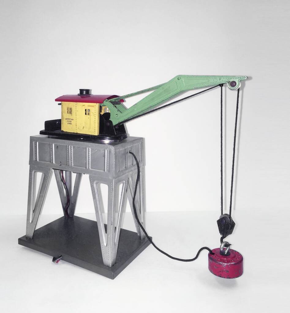 vintage toy crane