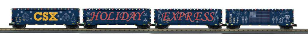 blue model boxcar
